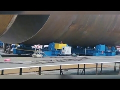 Montaż wieży wiatrowej offshore, spawanie, montaż obrotnic, łożyska rolkowe