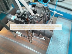 Podwójne platformy, podwójny typ, elastyczna kombinacja dla automatycznego manipulatora spawalniczego i metody spawania MIG/MAG