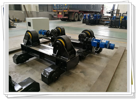 Motorized Travel 5T Pipe Welding Rotator Koła PU Konwencjonalny wałek do obracania zbiornika